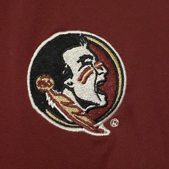 Champion Florida State Seminoles FSU MENS SIZE LARGE Red Polo Shirt clean EUC - Picture 4 of 13